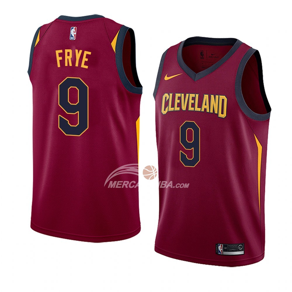 Maglia Cleveland Cavaliers Channing Frye Icon 2018 Rosso